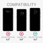 Husa pentru Samsung Galaxy S9 Plus, Silicon, Alb, 44183.48, Kwmobile fotografia produsului View 5 S