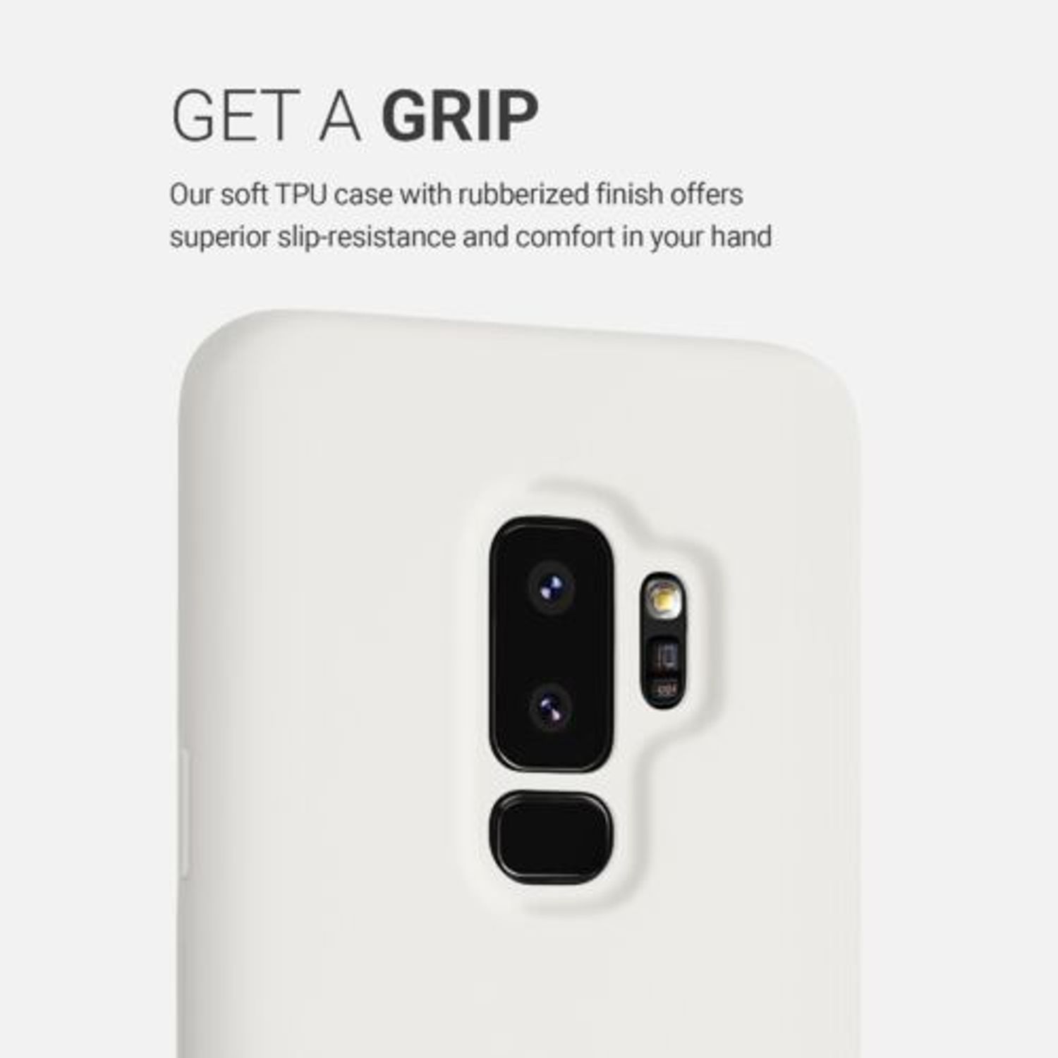 Husa pentru Samsung Galaxy S9 Plus, Silicon, Alb, 44183.48, Kwmobile fotografia produsului View 4 L