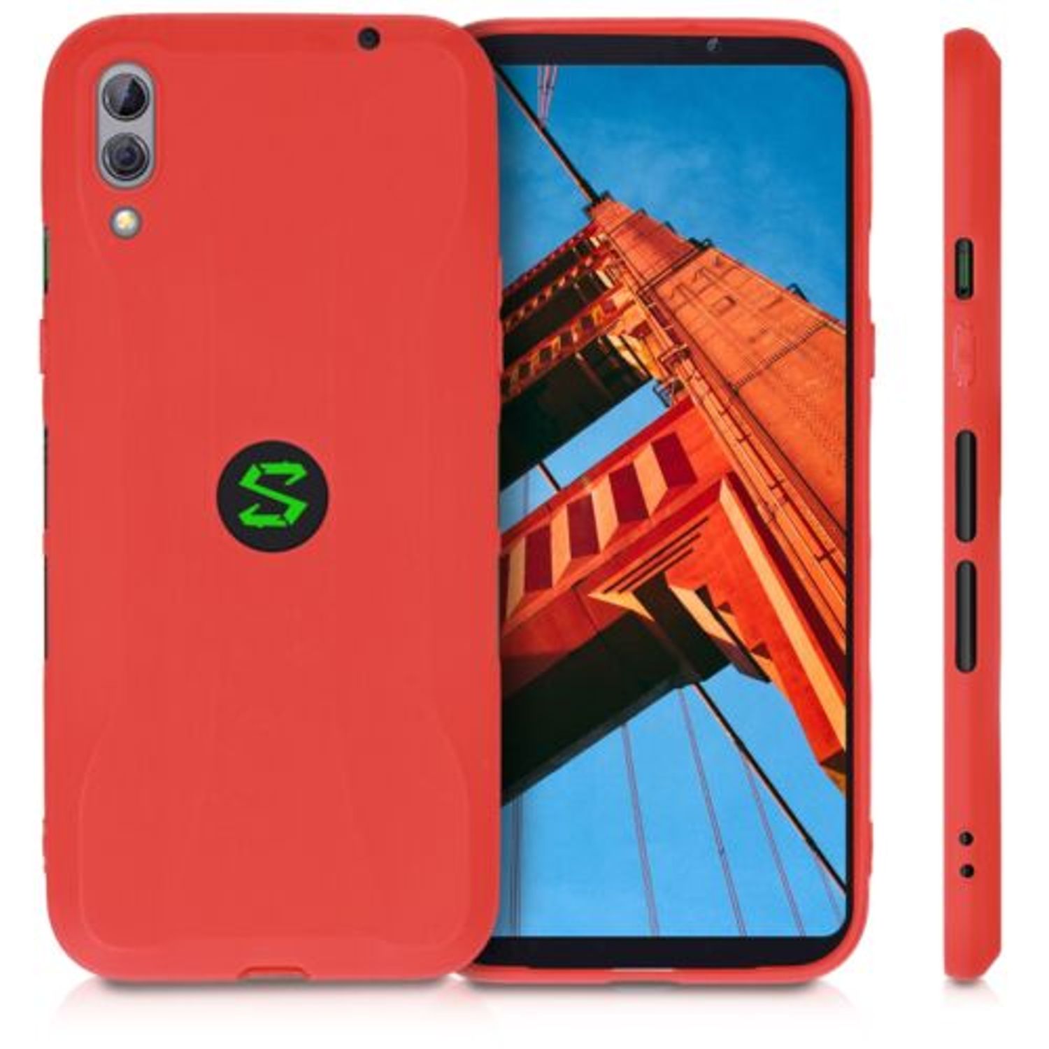 Husa pentru Xiaomi Black Shark 2, Silicon, Rosu, 48322.51 fotografia produsului View 2 L