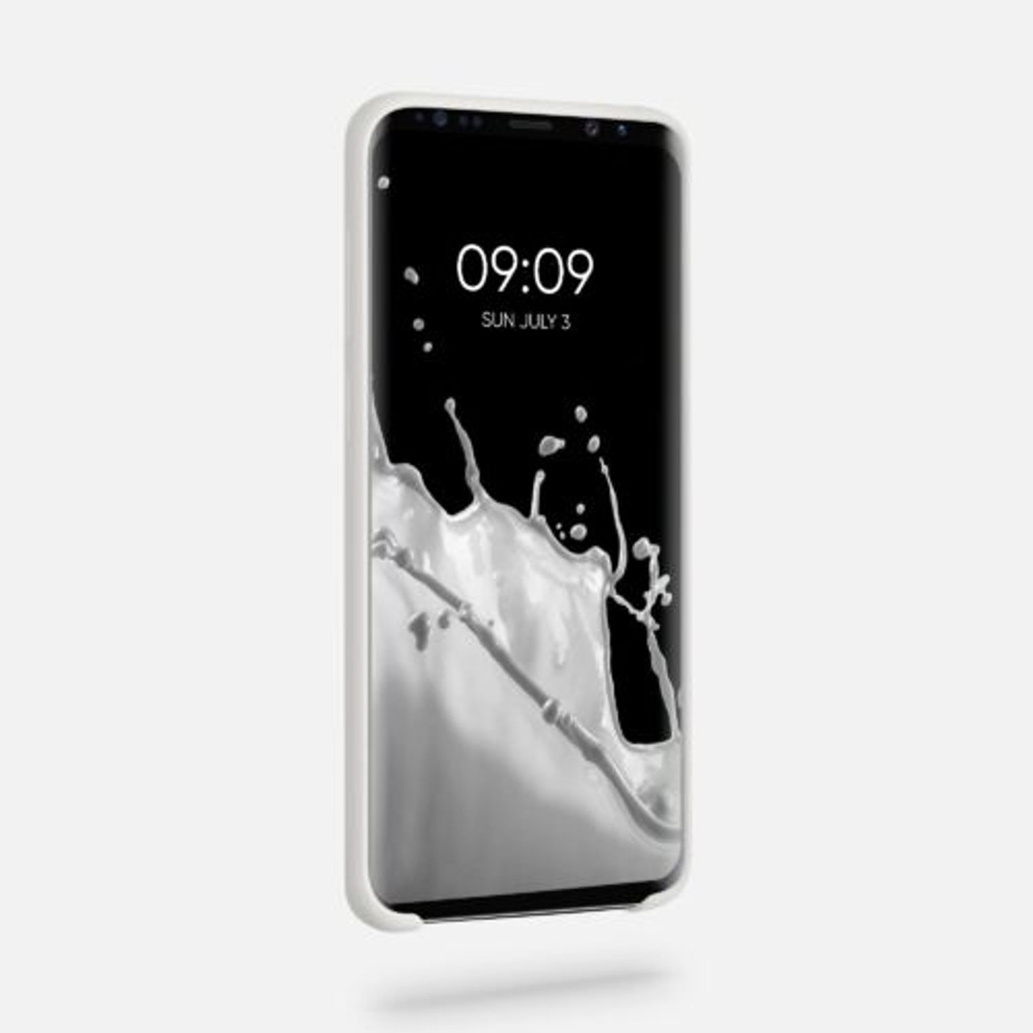 Husa pentru Samsung Galaxy S9 Plus, Silicon, Alb, 44183.48, Kwmobile fotografia produsului View 3 L