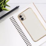 Husa pentru Apple iPhone 11, Silicon, Gold, 56295.02, Kwmobile fotografia produsului View 6 S