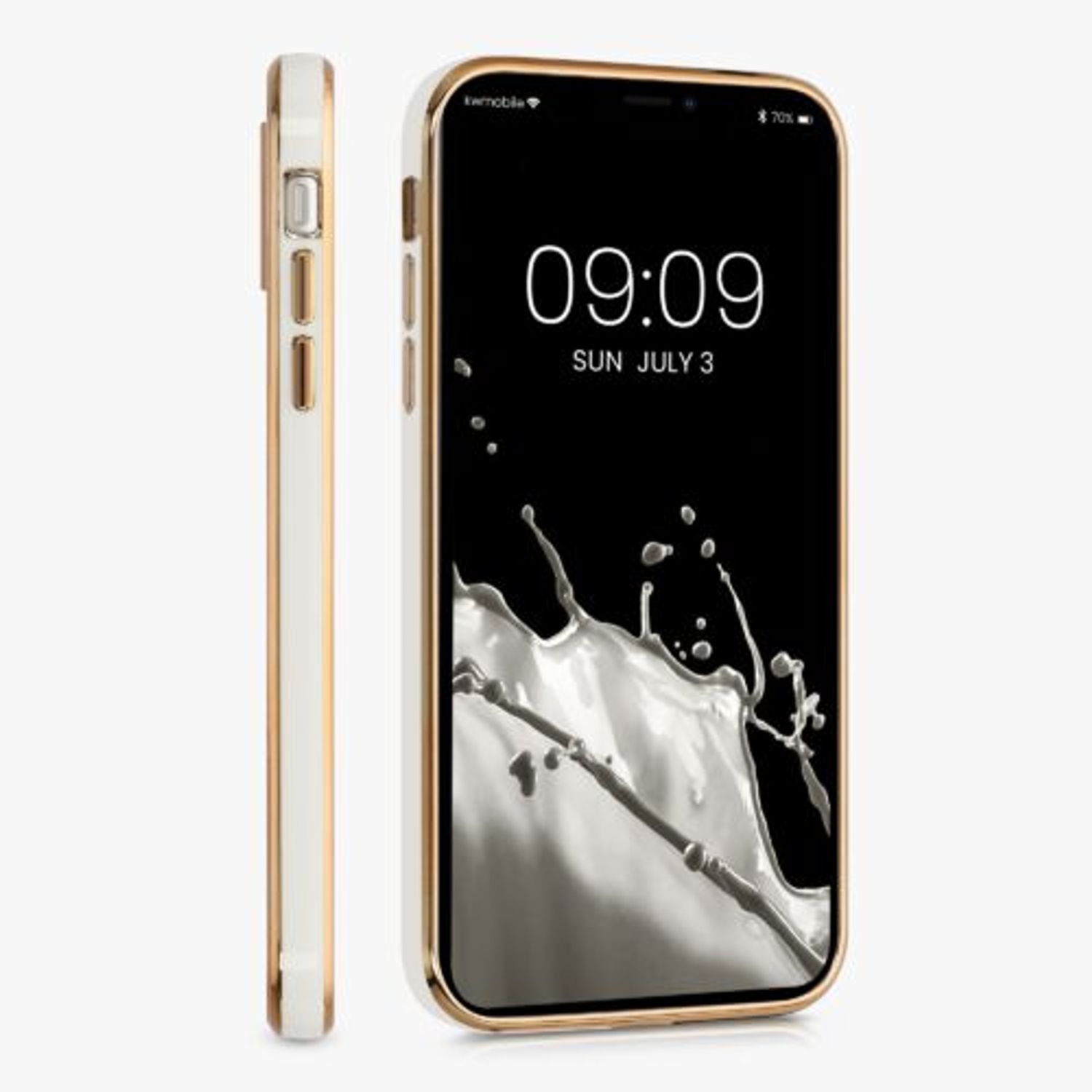 Husa pentru Apple iPhone 11, Silicon, Gold, 56295.02, Kwmobile fotografia produsului View 8 L
