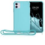 Husa pentru Apple iPhone 11, Silicon, Verde, 53838.23, Kwmobile fotografia produsului View 8 S