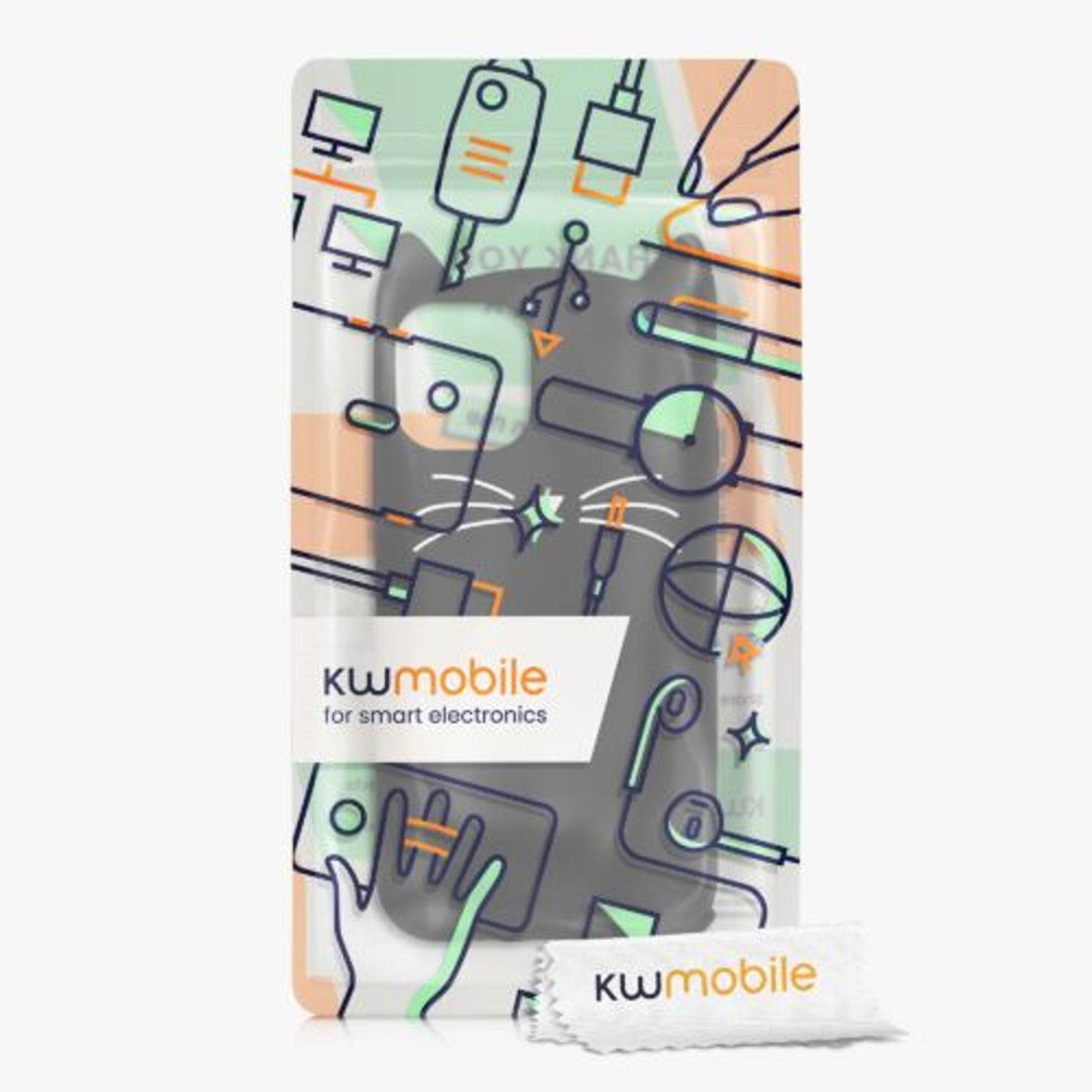 Husa pentru Apple iPhone 11, Silicon, Negru, 55620.01, Kwmobile fotografia produsului View 6 L