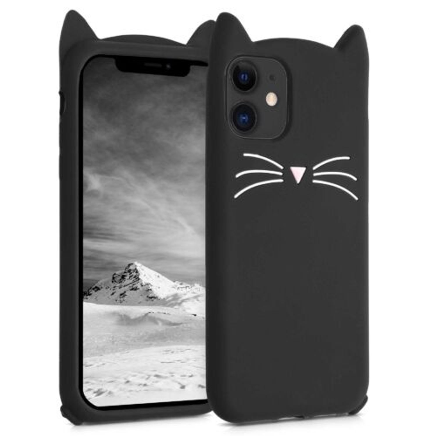 Husa pentru Apple iPhone 11, Silicon, Negru, 55620.01, Kwmobile fotografia produsului