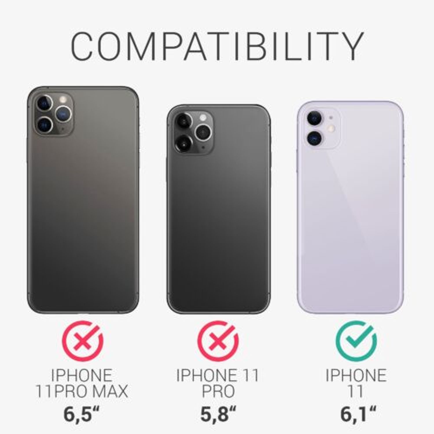Husa pentru Apple iPhone 11, Silicon, Gri, 49787.16, Kwmobile fotografia produsului View 6 L