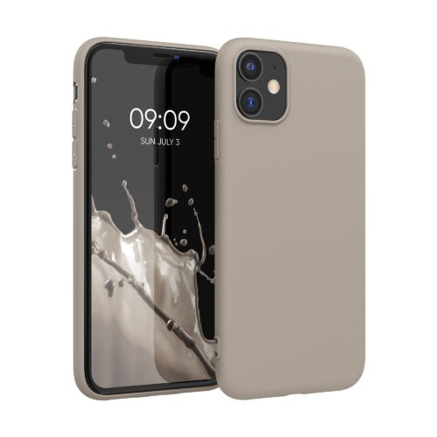 Husa pentru Apple iPhone 11, Silicon, Gri, 49787.16, Kwmobile fotografia produsului