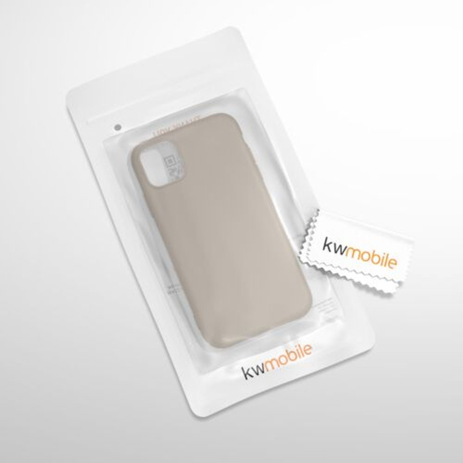 Husa pentru Apple iPhone 11, Silicon, Gri, 49787.16, Kwmobile fotografia produsului View 9 L
