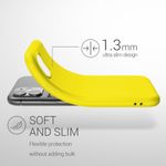 Husa pentru Apple iPhone 11, Silicon, Galben, 49787.165, Kwmobile fotografia produsului View 3 S