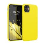 Husa pentru Apple iPhone 11, Silicon, Galben, 49787.165, Kwmobile fotografia produsului