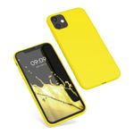 Husa pentru Apple iPhone 11, Silicon, Galben, 49787.165, Kwmobile fotografia produsului View 2 S
