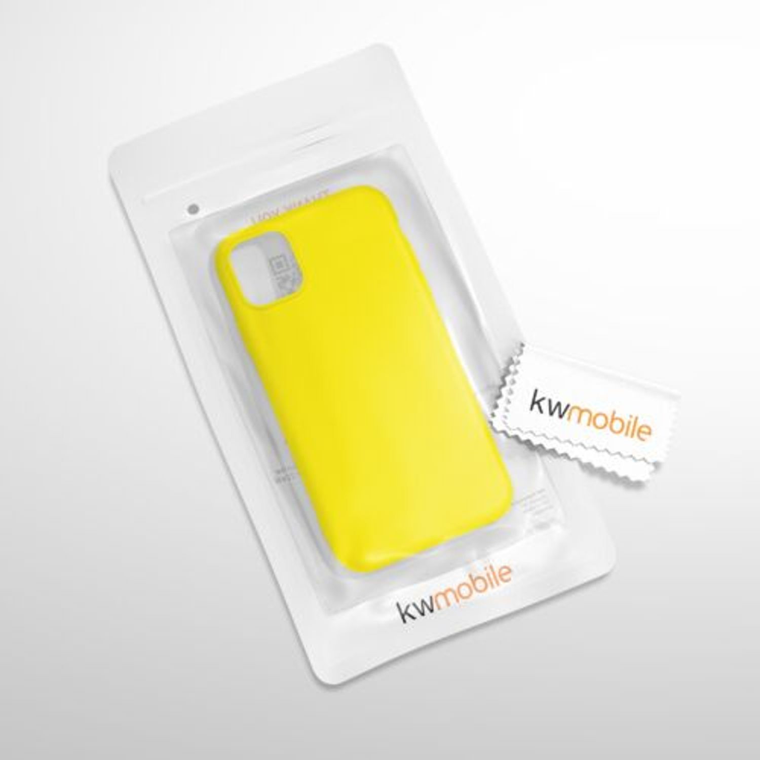 Husa pentru Apple iPhone 11, Silicon, Galben, 49787.165, Kwmobile fotografia produsului View 9 L