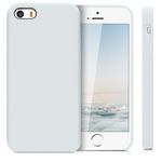 Husa pentru Apple iPhone 5/iPhone 5s/iPhone SE, Silicon, Alb, 42766.02 fotografia produsului View 2 S