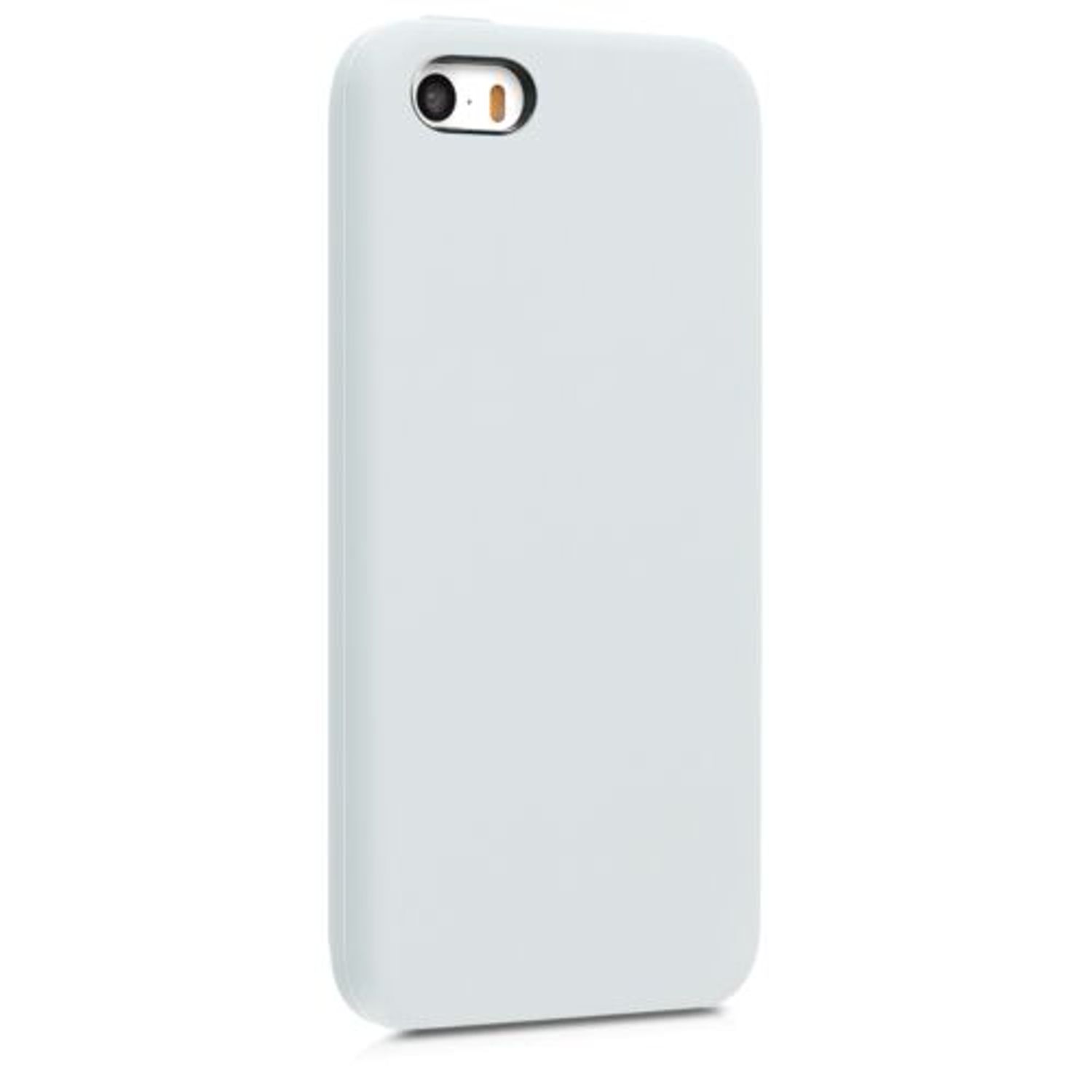 Husa pentru Apple iPhone 5/iPhone 5s/iPhone SE, Silicon, Alb, 42766.02 fotografia produsului View 8 L