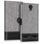 Husa pentru ZTE Blade L7, Textil, Gri, 43442.25 fotografia produsului View 5 S
