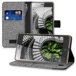 Husa pentru ZTE Blade L7, Textil, Gri, 43442.25 fotografia produsului View 6 S