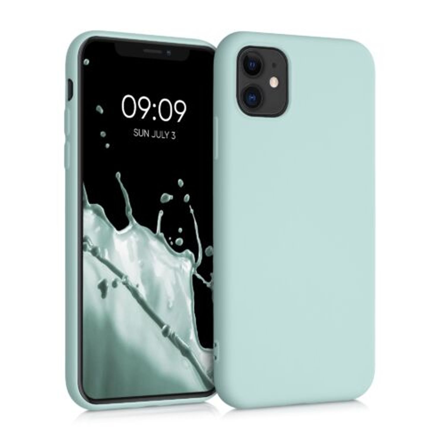 Husa pentru Apple iPhone 11, Silicon, Verde, 50791.200, Kwmobile fotografia produsului