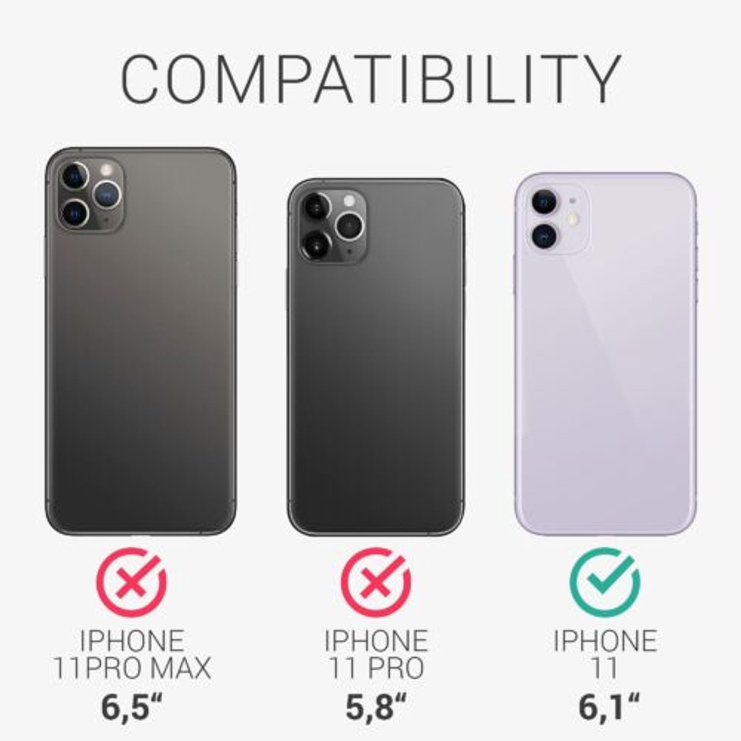 Husa pentru Apple iPhone 11, Silicon, Verde, 50791.200, Kwmobile fotografia produsului View 6 L