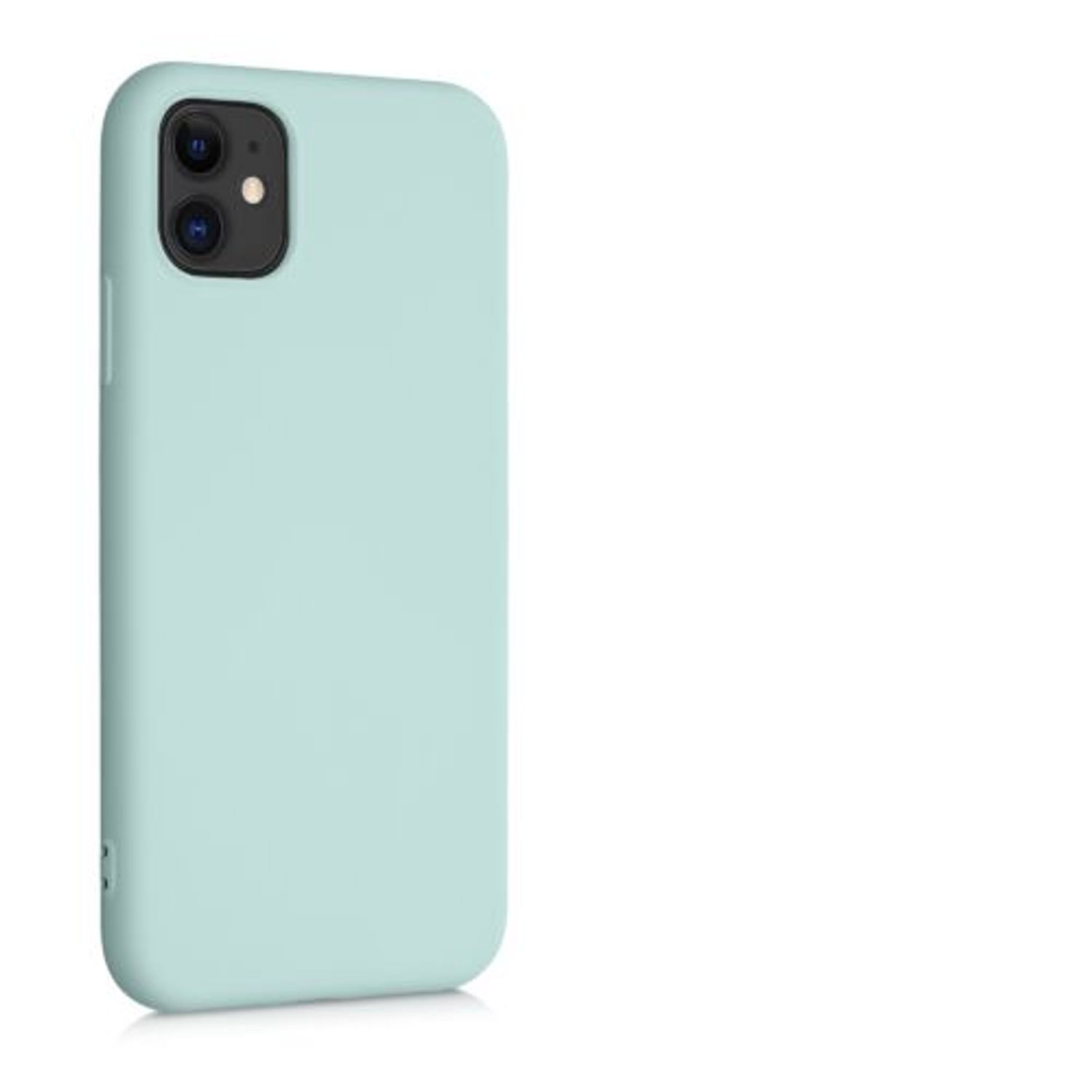 Husa pentru Apple iPhone 11, Silicon, Verde, 50791.200, Kwmobile fotografia produsului View 9 L