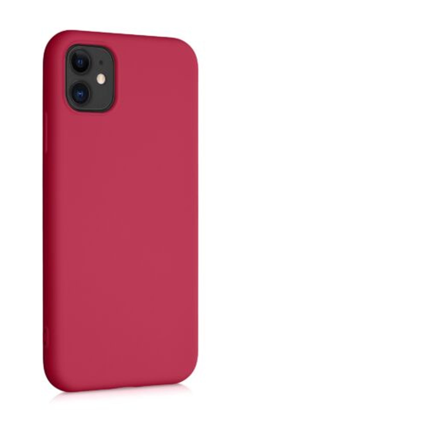 Husa pentru Apple iPhone 11, Silicon, Roz, 50791.229, Kwmobile fotografia produsului View 9 L