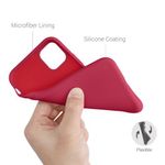 Husa pentru Apple iPhone 11, Silicon, Roz, 50791.229, Kwmobile fotografia produsului View 4 S