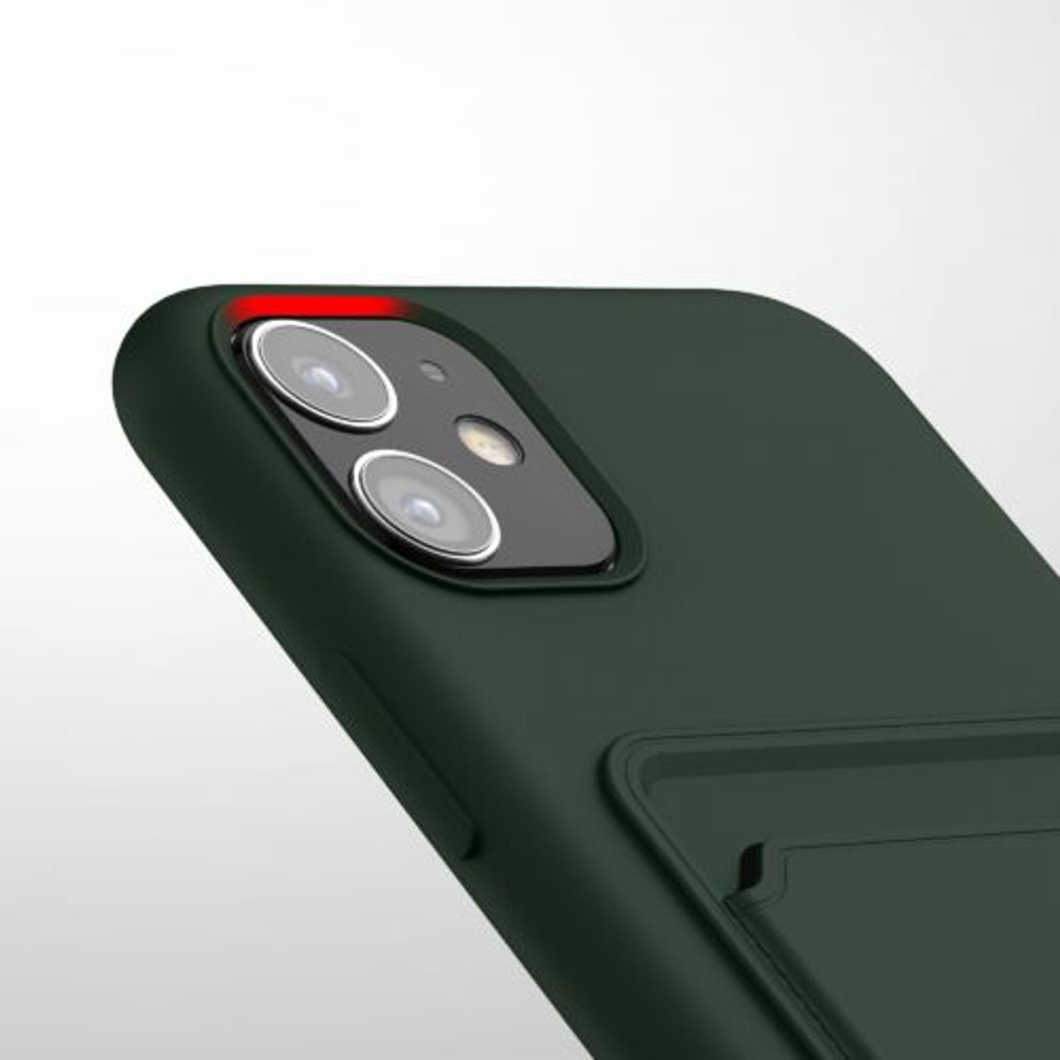 Husa pentru Apple iPhone 11, Silicon, Verde, 55114.80, Kwmobile fotografia produsului View 9 L