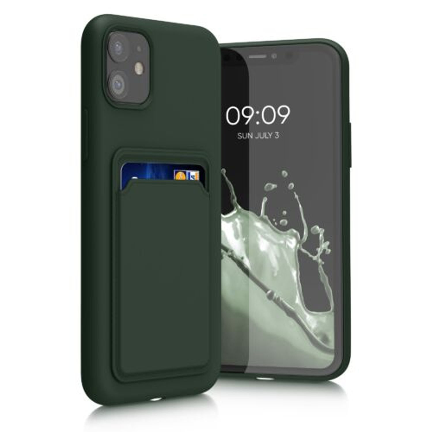 Husa pentru Apple iPhone 11, Silicon, Verde, 55114.80, Kwmobile fotografia produsului View 2 L