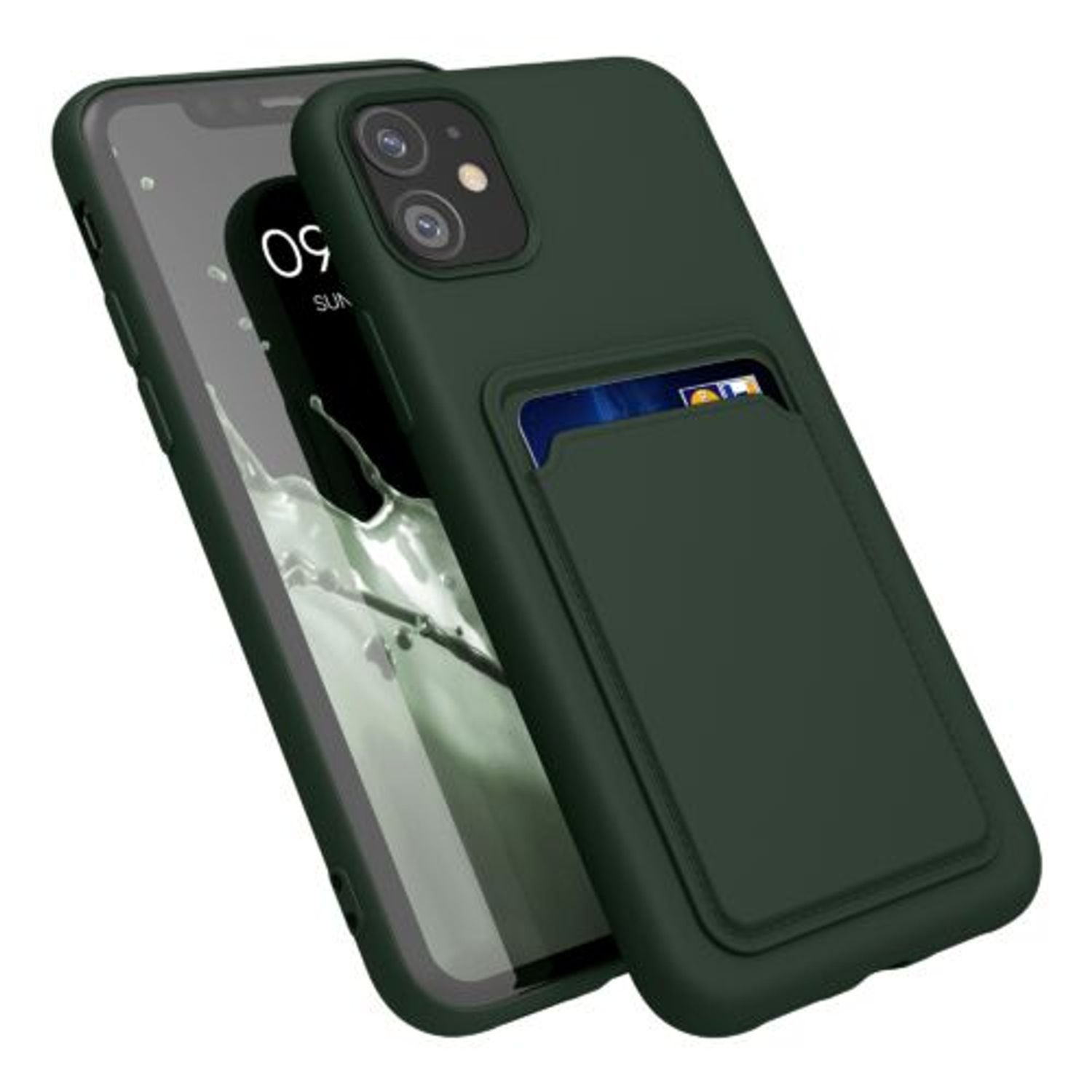 Husa pentru Apple iPhone 11, Silicon, Verde, 55114.80, Kwmobile fotografia produsului