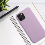 Husa pentru Apple iPhone 12/iPhone 12 Pro, Silicon, Mov, 53844.140, Kwmobile fotografia produsului View 3 S