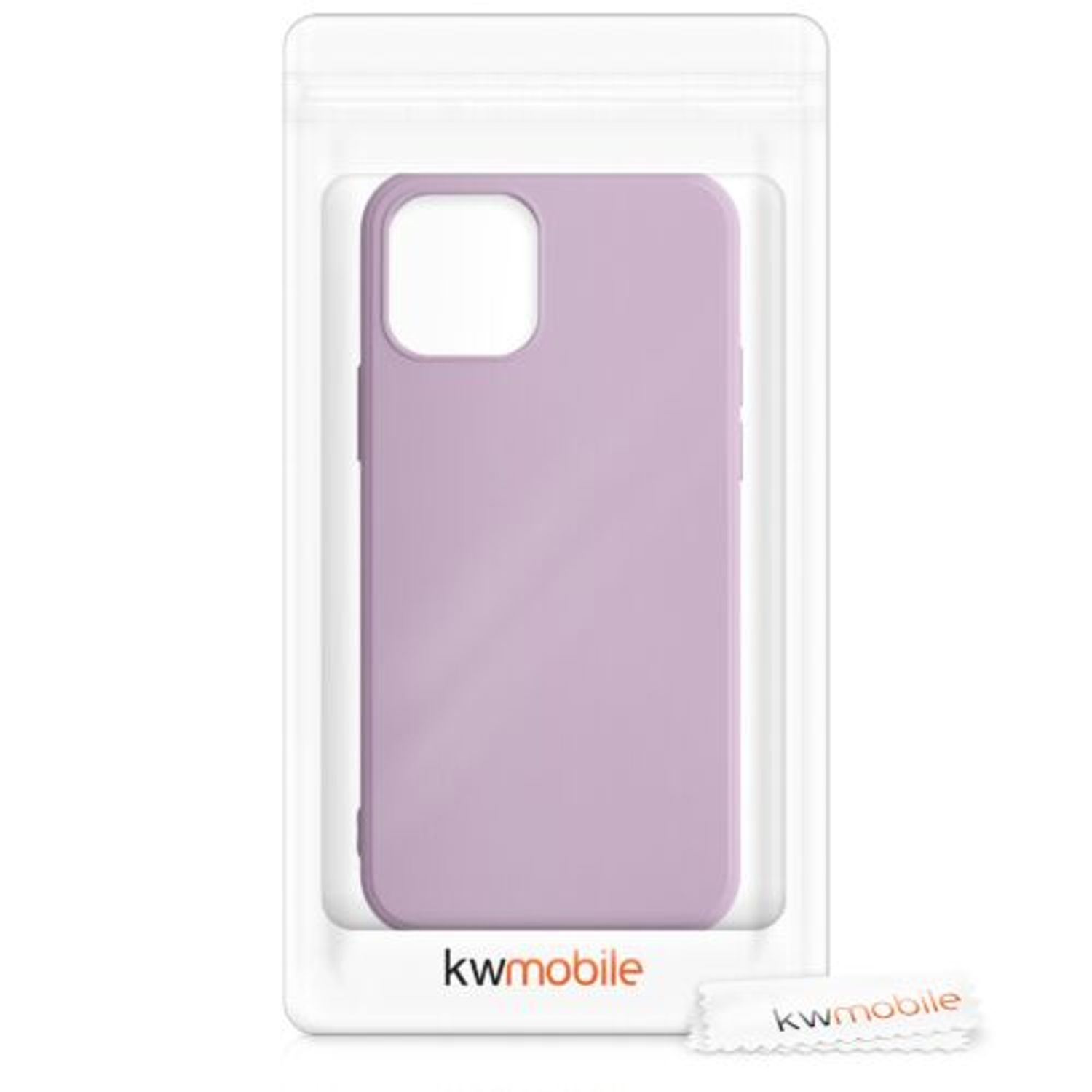 Husa pentru Apple iPhone 12/iPhone 12 Pro, Silicon, Mov, 53844.140, Kwmobile fotografia produsului View 7 L