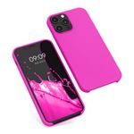 Husa pentru Apple iPhone 12 Pro Max, Silicon, Roz, 52644.135, Kwmobile fotografia produsului View 2 S