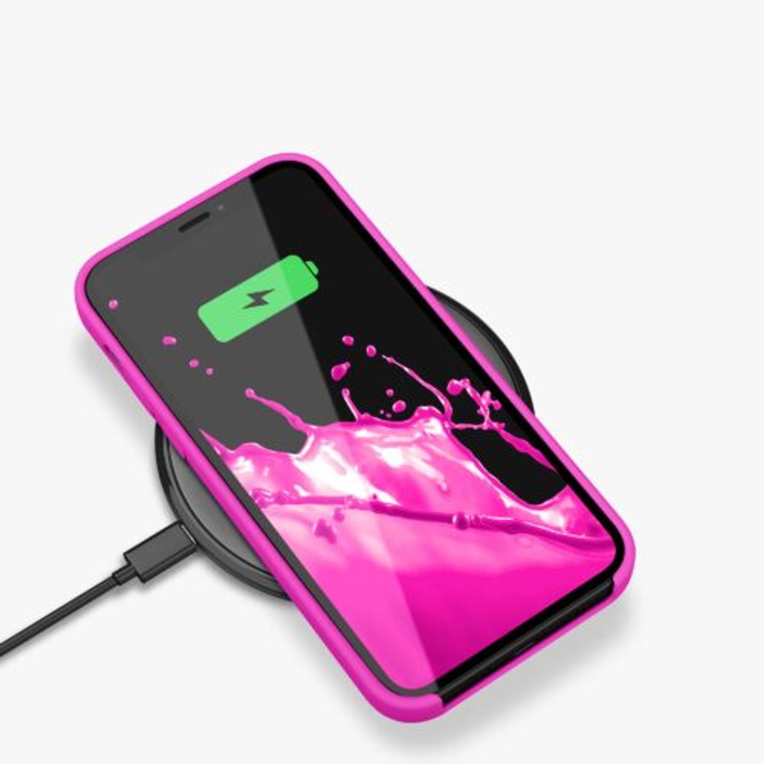 Husa pentru Apple iPhone 12 Pro Max, Silicon, Roz, 52644.135, Kwmobile fotografia produsului View 11 L