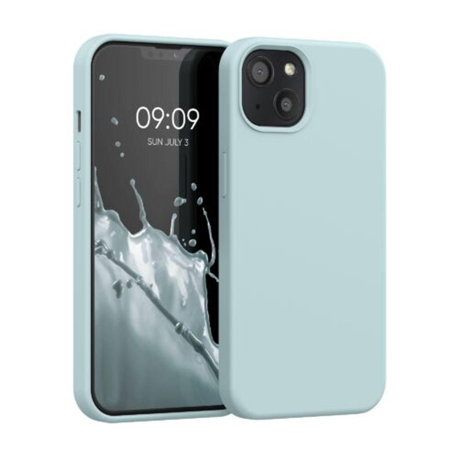 Husa pentru Apple iPhone 13, Silicon, Verde, 55878.200, Kwmobile fotografia produsului