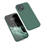Husa pentru Apple iPhone 13 Pro Max, Silicon, Verde, 55975.166, Kwmobile fotografia produsului View 2 S