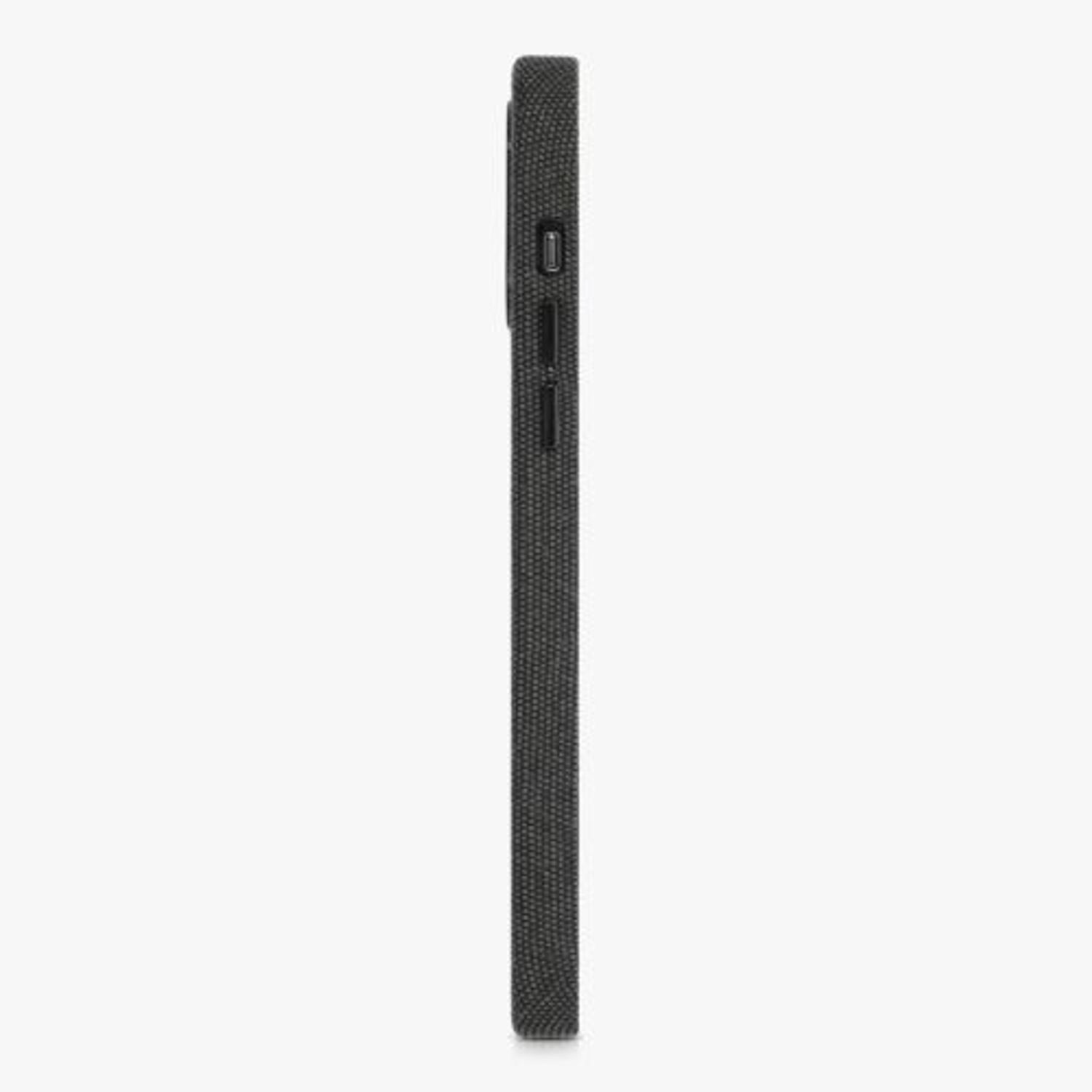 Husa pentru Apple iPhone 13 Pro Max, Textil, Gri, 56773.19, Kwmobile fotografia produsului View 5 L
