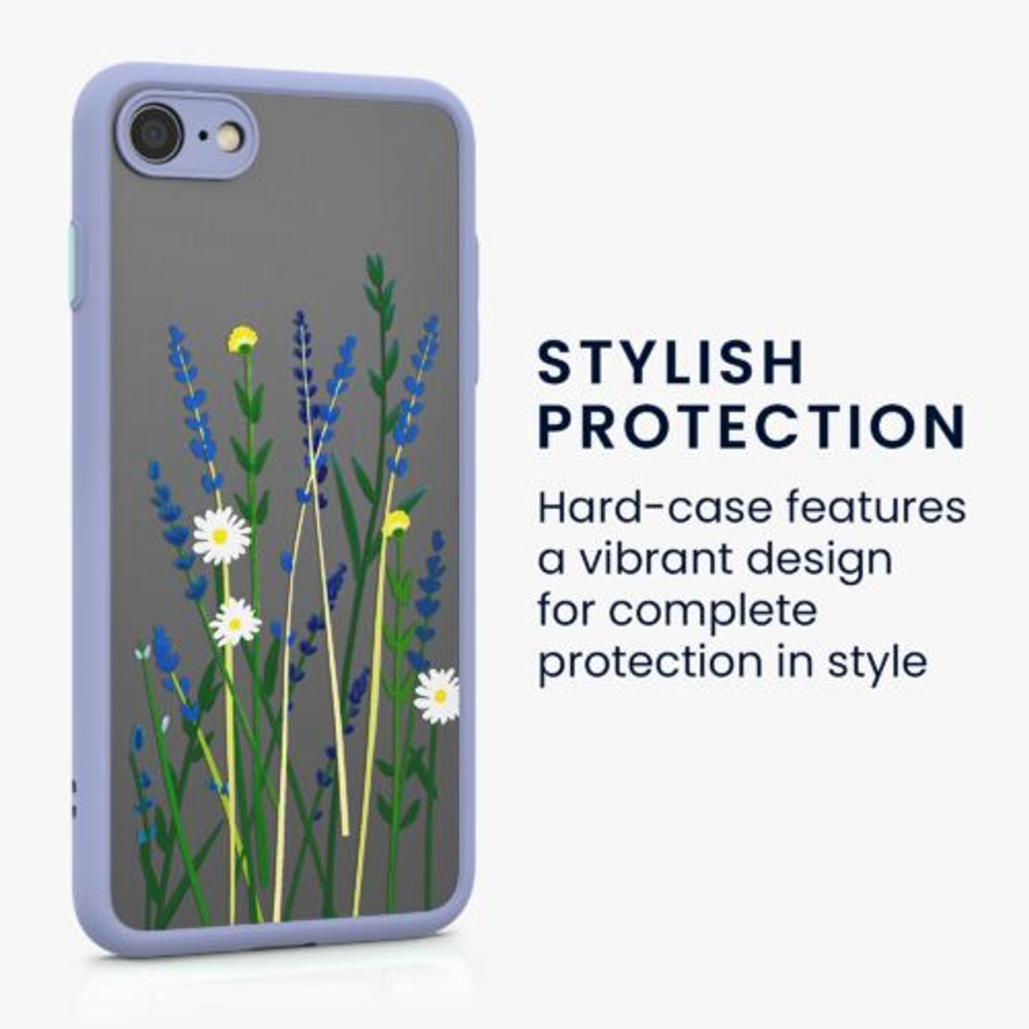 Husa pentru Apple iPhone 8/iPhone 7/iPhone SE 2, Silicon, Multicolor, 56493.02, Kwmobile fotografia produsului View 4 L
