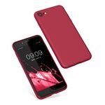 Husa pentru Apple iPhone 8/iPhone 7/iPhone SE 2, Silicon, Rosu, 49979.229, Kwmobile fotografia produsului View 2 S