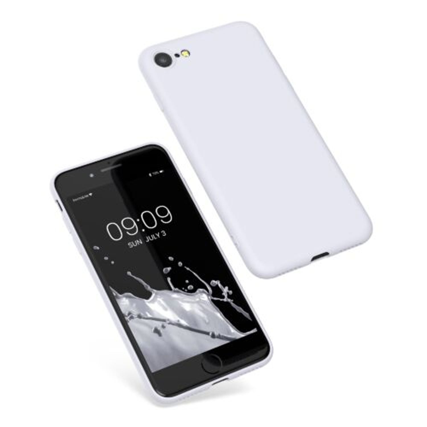 Husa pentru Apple iPhone 8/iPhone 7/iPhone SE 2, Silicon, Mov, 49979.48, Kwmobile fotografia produsului View 2 L