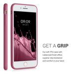 Husa pentru Apple iPhone 8 Plus/iPhone 7 Plus, Silicon, Roz, 49102.167, Kwmobile fotografia produsului View 3 S