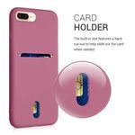 Husa pentru Apple iPhone 8 Plus/iPhone 7 Plus, Silicon, Roz, 49102.167, Kwmobile fotografia produsului View 4 S