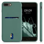 Husa pentru Apple iPhone 8 Plus/iPhone 7 Plus, Silicon, Verde, 49102.166, Kwmobile fotografia produsului View 2 S