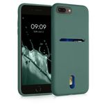 Husa pentru Apple iPhone 8 Plus/iPhone 7 Plus, Silicon, Verde, 49102.166, Kwmobile fotografia produsului