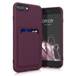 Husa pentru Apple iPhone 8 Plus/iPhone 7 Plus, Silicon, Violet, 55118.190, Kwmobile fotografia produsului