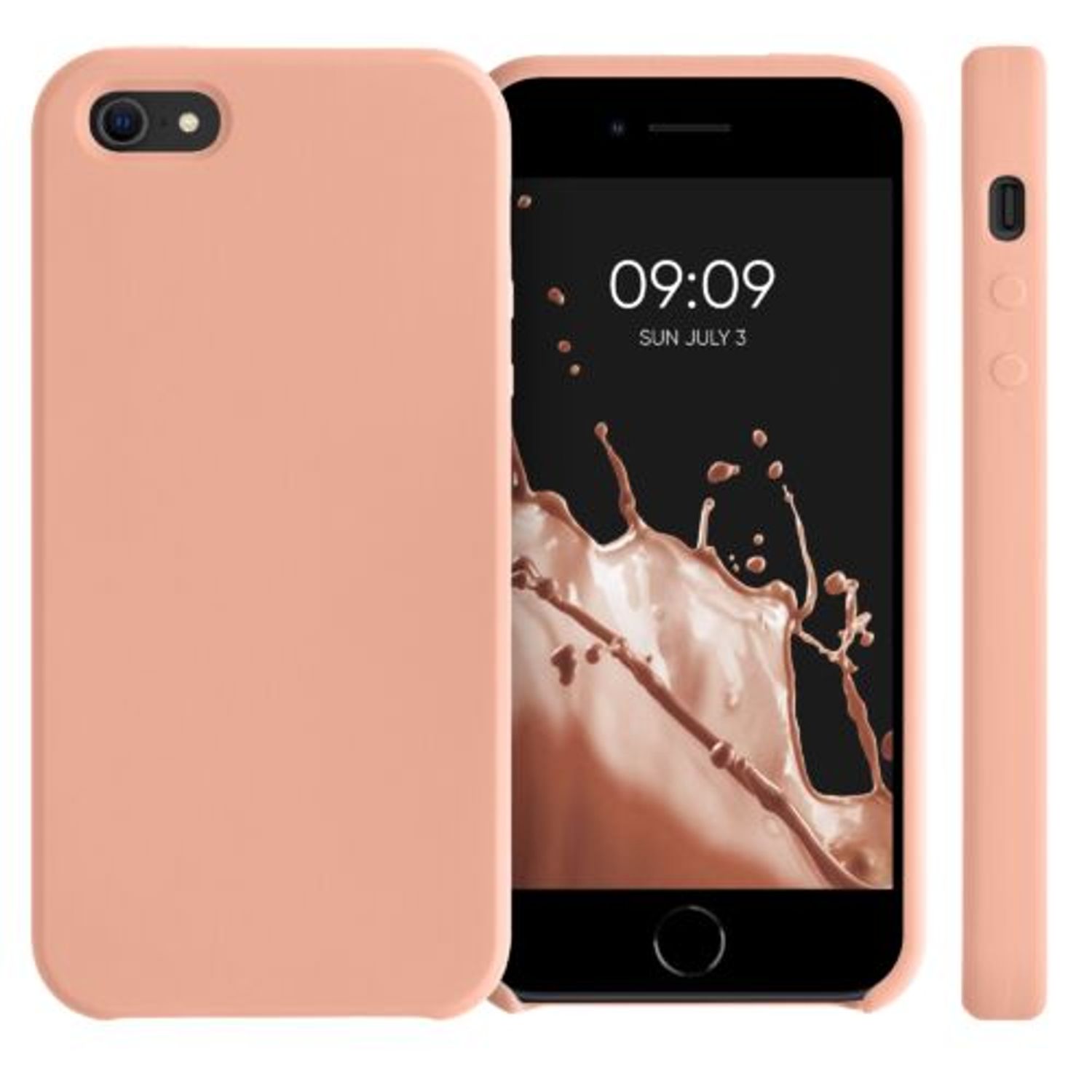 Husa pentru Apple iPhone 5s/iPhone SE, Silicon, Roz, 42766.199, Kwmobile fotografia produsului View 2 L