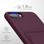 Husa pentru Apple iPhone 8 Plus/iPhone 7 Plus, Silicon, Violet, 55118.190, Kwmobile fotografia produsului View 4 S