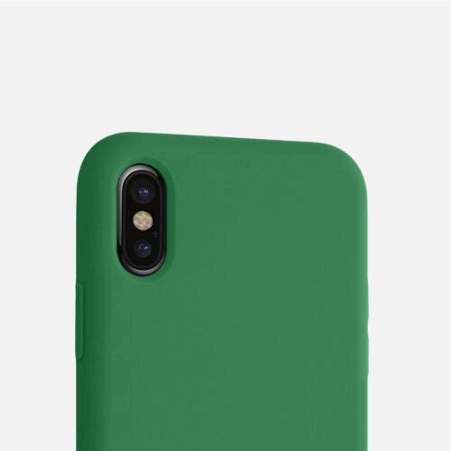 Husa pentru Apple iPhone X/iPhone XS, Silicon, Verde, 42495.227, Kwmobile fotografia produsului View 7 L