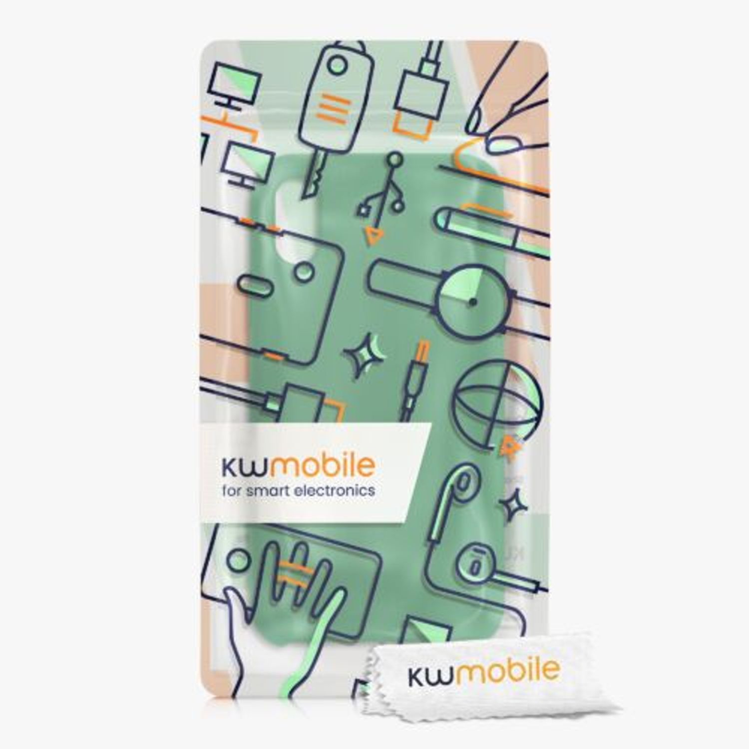 Husa pentru Apple iPhone X/iPhone XS, Silicon, Verde, 42495.227, Kwmobile fotografia produsului View 6 L