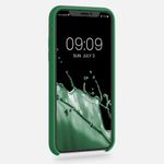 Husa pentru Apple iPhone X/iPhone XS, Silicon, Verde, 42495.227, Kwmobile fotografia produsului View 3 S