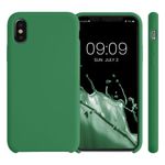 Husa pentru Apple iPhone X/iPhone XS, Silicon, Verde, 42495.227, Kwmobile fotografia produsului View 2 S