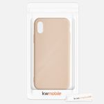 Husa pentru Apple iPhone X/iPhone XS, Silicon, Crem, 42492.154, Kwmobile fotografia produsului View 6 S